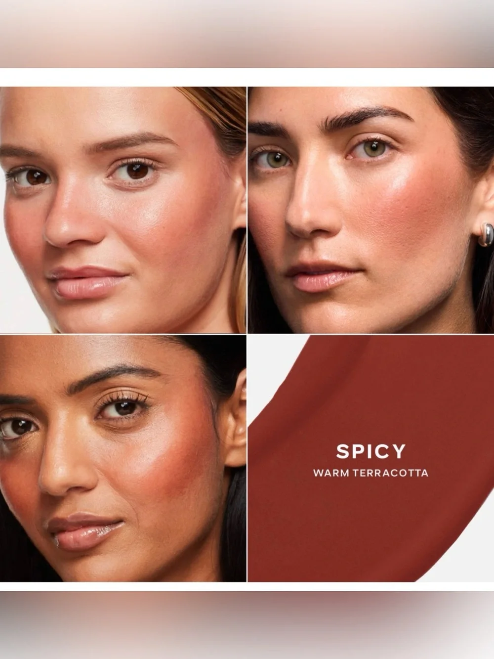 Saie Dew Blush Liquid Cheek Blush - Spicy (Terracotta)
